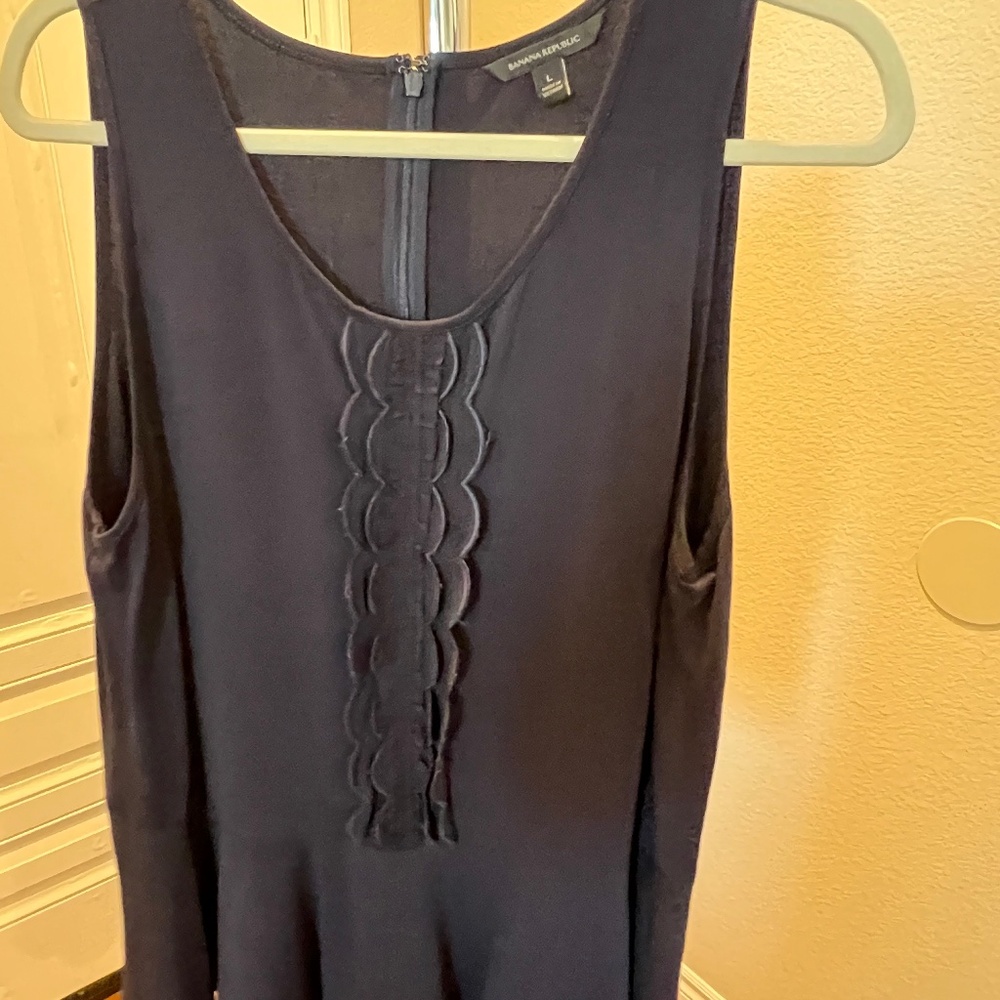 Banana Republic Women's Top, Color Navy, Size Large